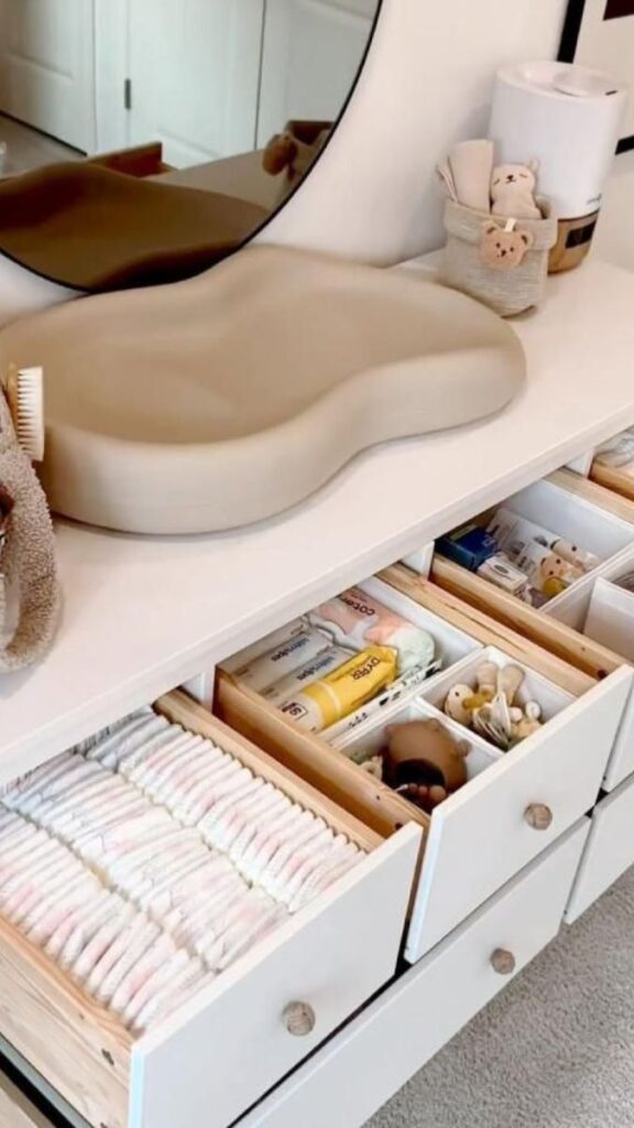 Use Under-Crib Storage for Seasonal or Outgrown Items
