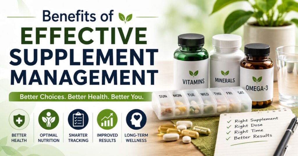 Benefits of Effective Supplement Management
