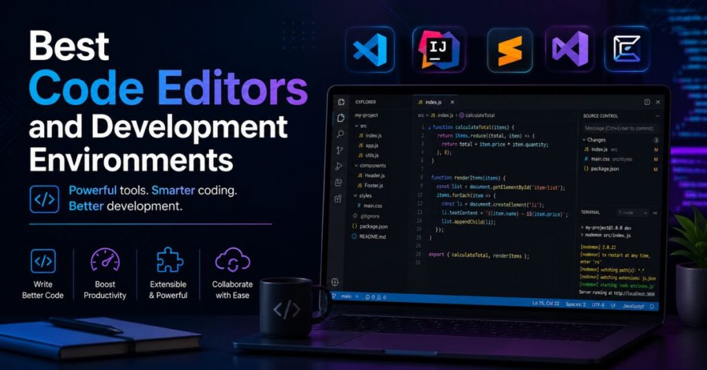 Droven.io Best Tech Tools for Developers: Complete Guide (2026) 3 Best Code Editors and Development Environments