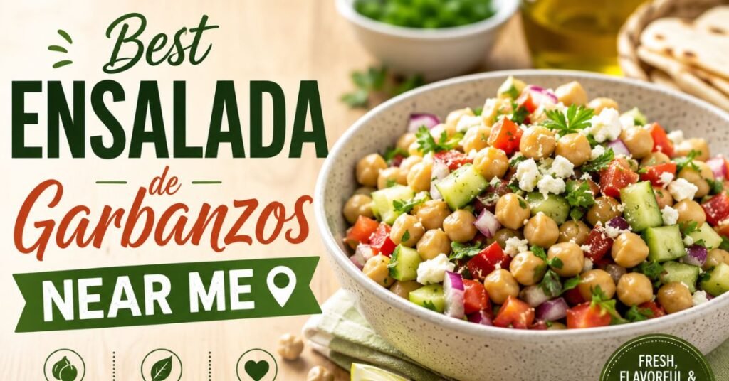 Best Ensalada de Garbanzos Near Me: Where to Find the Freshest Chickpea Salad (2026 Guide) Best Ensalada de Garbanzos Near Me