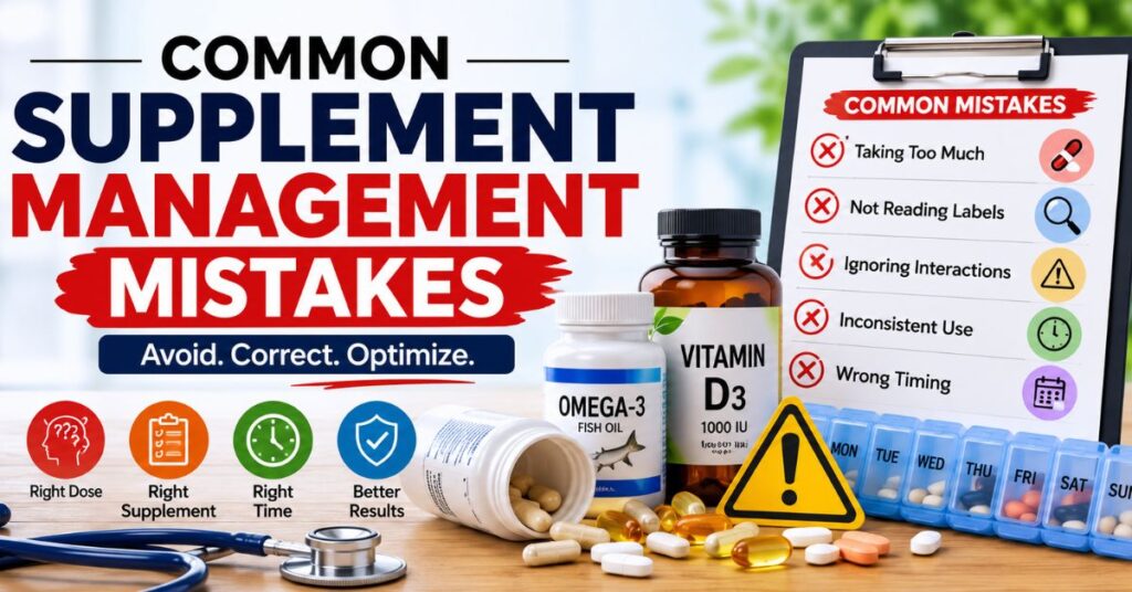 Common Supplement Management Mistakes