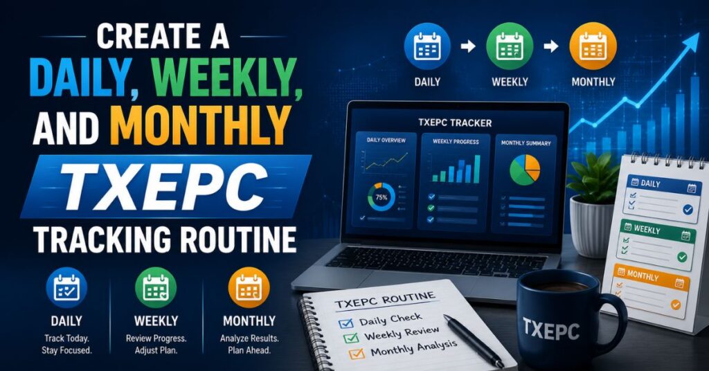 Create a Daily, Weekly, and Monthly TXEPC Tracking Routine