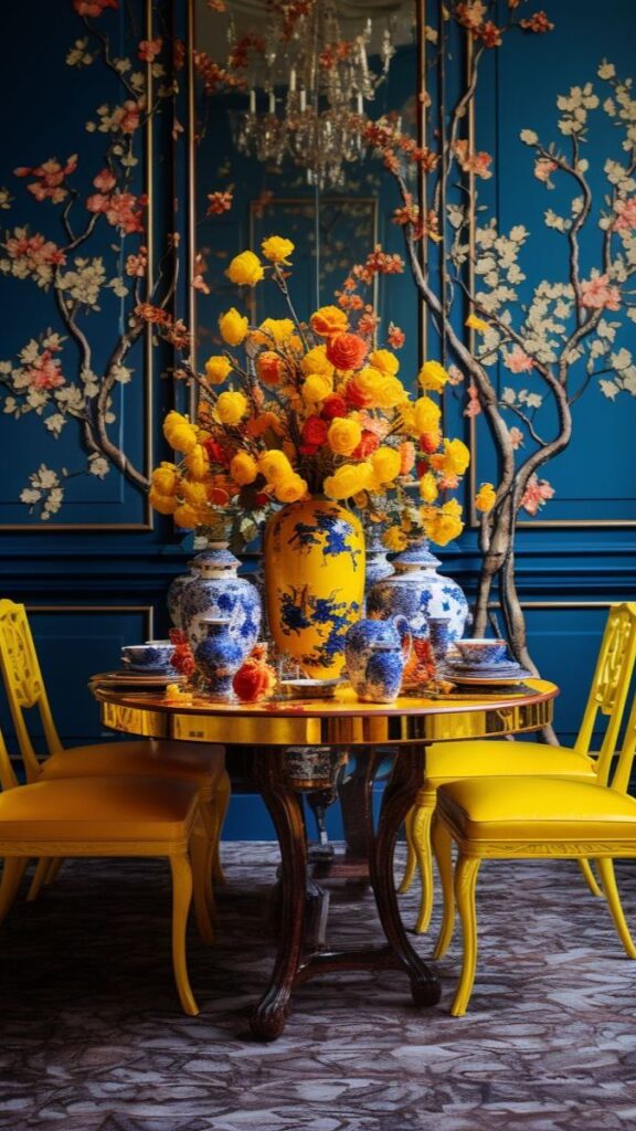 Dining Room Wall Decor Ideas 45 Stylish Ways to Transform Your Space 6 Decorating Your Dining Room Walls by Color Palette
