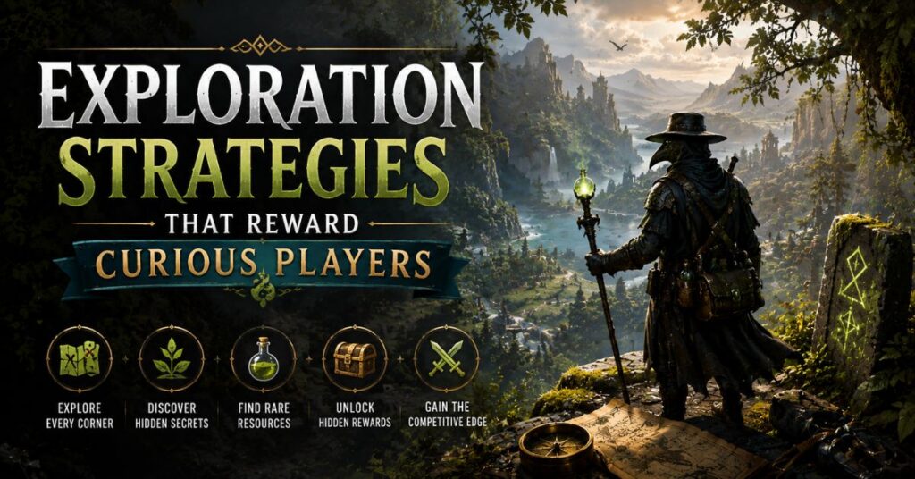 Exploration Strategies That Reward Curious Players