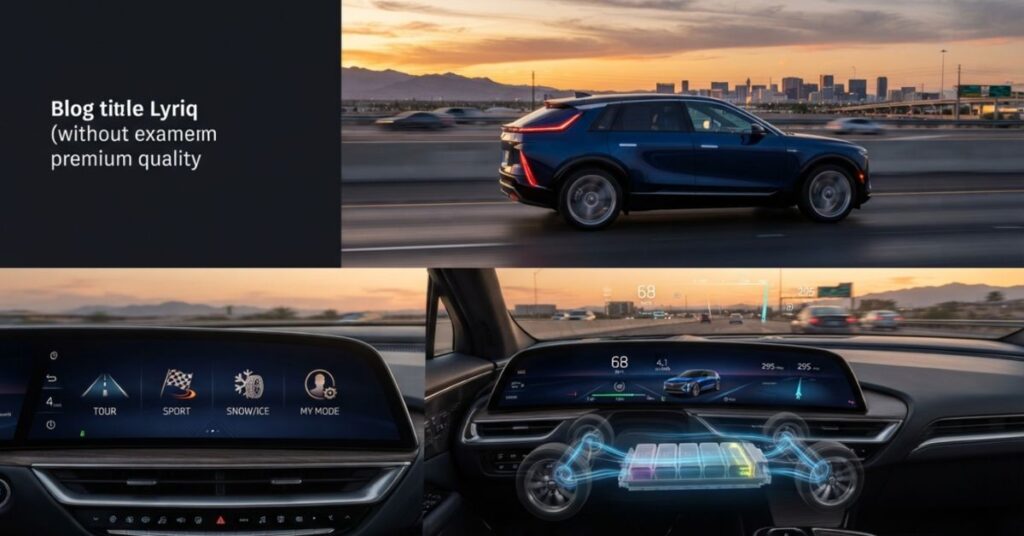 How Driving Modes Work in the Cadillac Lyriq