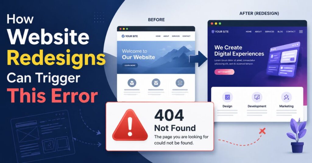 How Website Redesigns Can Trigger This Error