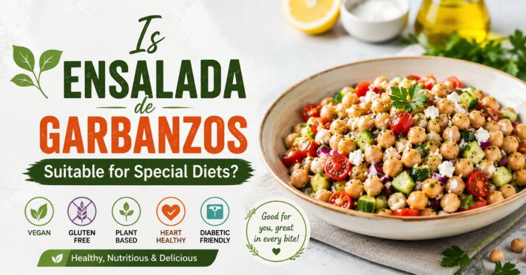 Is Ensalada de Garbanzos Suitable for Special Diets?