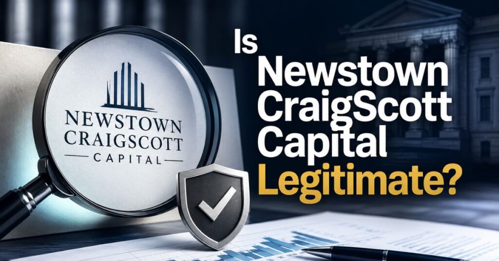 Newstown CraigScott Capital: Full Background, Regulatory History & Investor Guide (2026) 4 Is Newstown CraigScott Capital Legitimate?