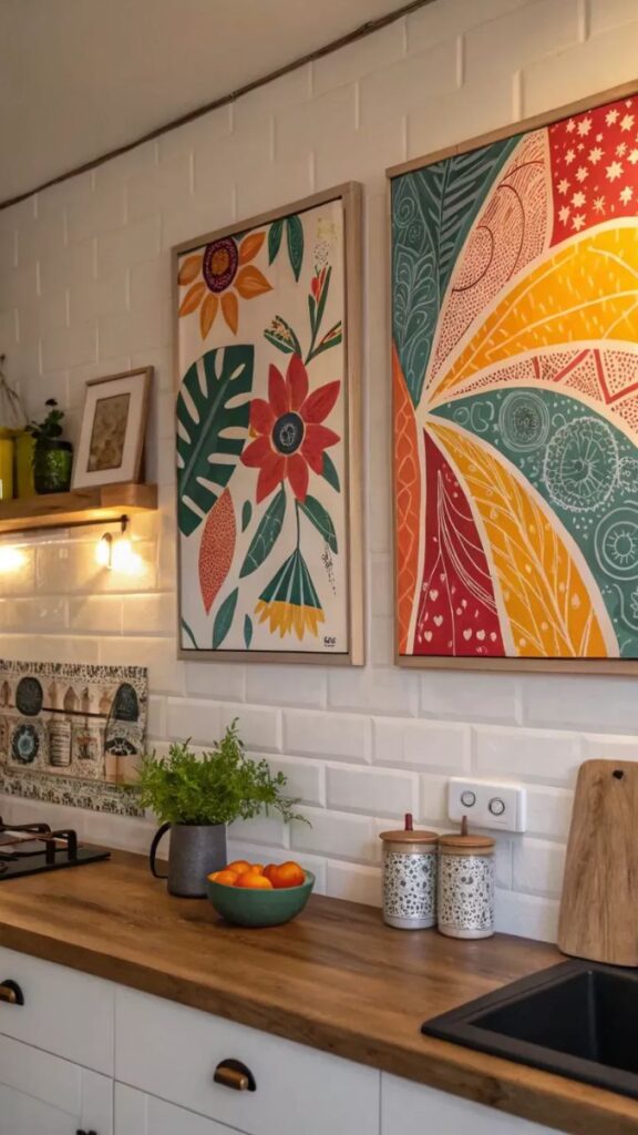 Kitchen Wall Decor Ideas 45 Stylish Ways to Transform Your Cooking Space 6 Kitchen Wall Painting Ideas