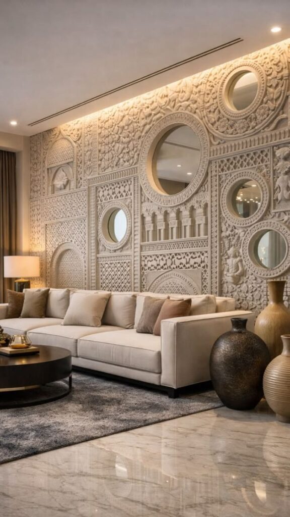 Wall Decor Living Room 35 Stylish Ideas to Transform Your Space 4 Living Room Wall Design