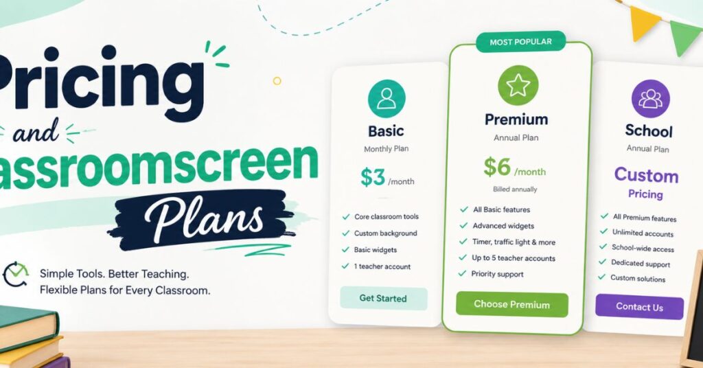 JoinCRS com The Complete Guide to Interactive Digital Learning in 2026 4 Pricing and Classroomscreen Plans