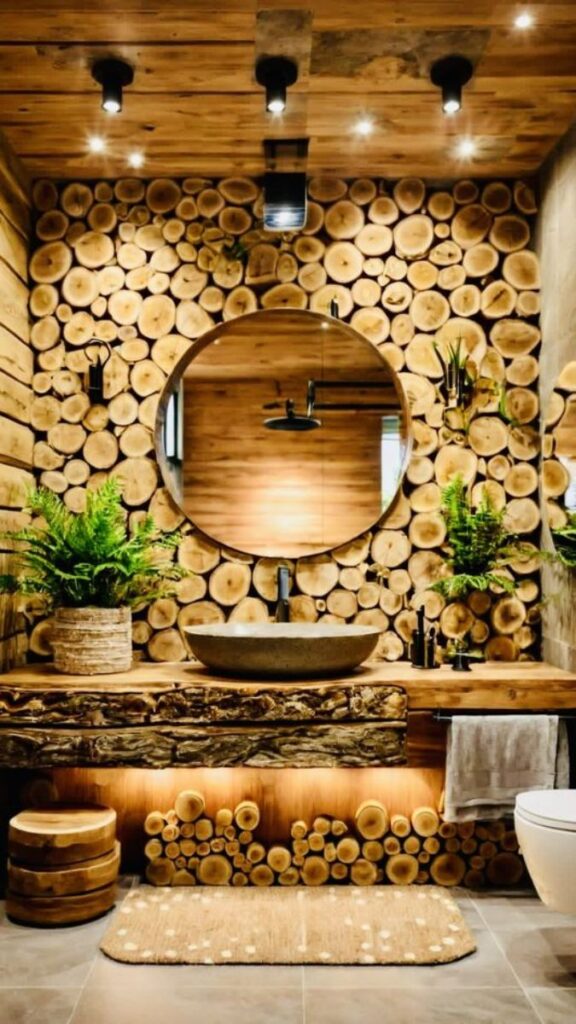 Rustic Wall Decor 27 Beautiful Ideas to Add Warmth & Character to Every Room 7 Rustic Bathroom Wall Decor