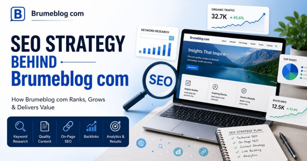 SEO Strategy Behind Brumeblog com