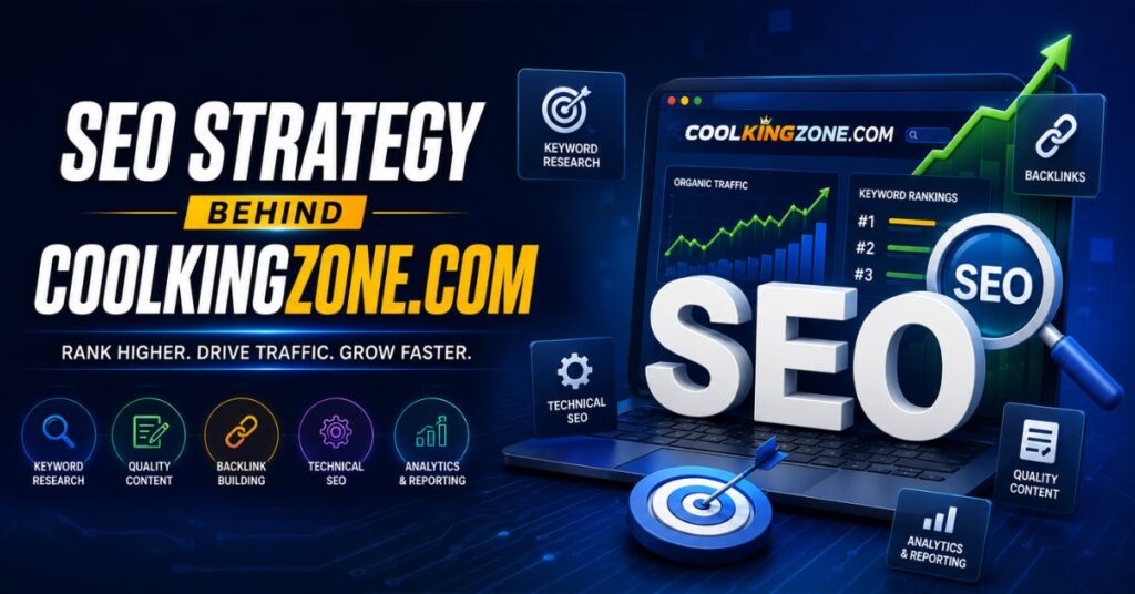 SEO Strategy Behind Coolkingzone com