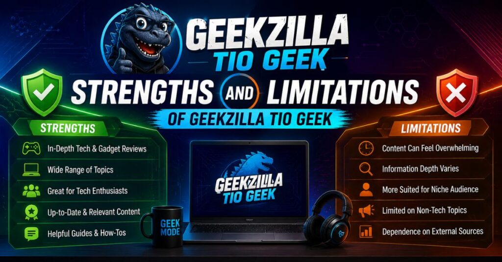 Strengths and Limitations of Geekzilla Tio Geek