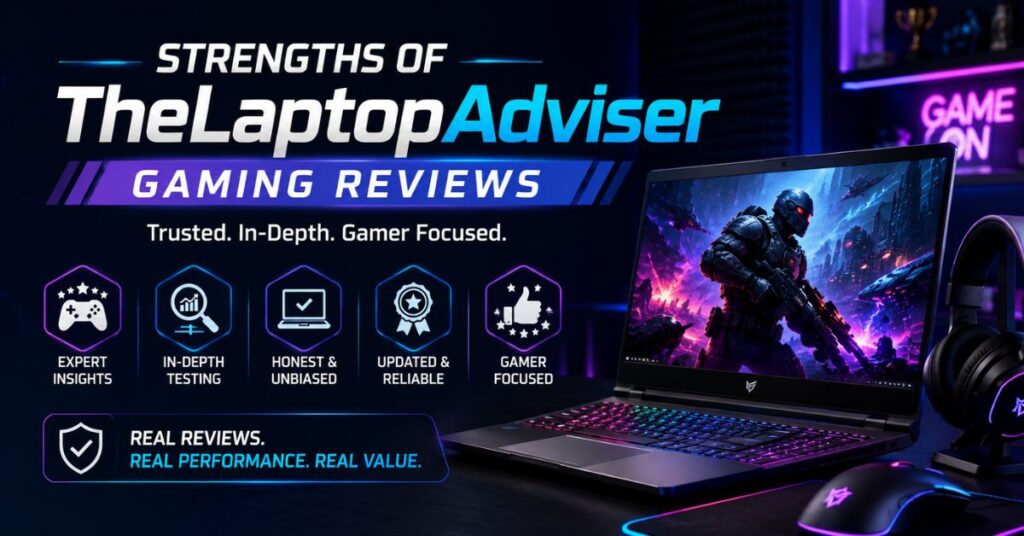 Strengths of TheLaptopAdviser Gaming Reviews