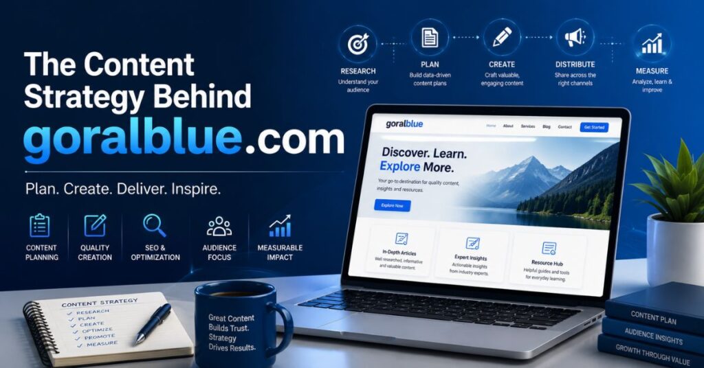 The Content Strategy Behind goralblue com
