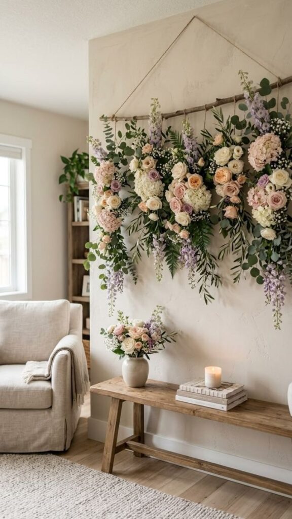 Flower Wall Decor 25 Beautiful Ideas to Transform Every Room 3 Types of Flower Wall Decor for Every Home Style