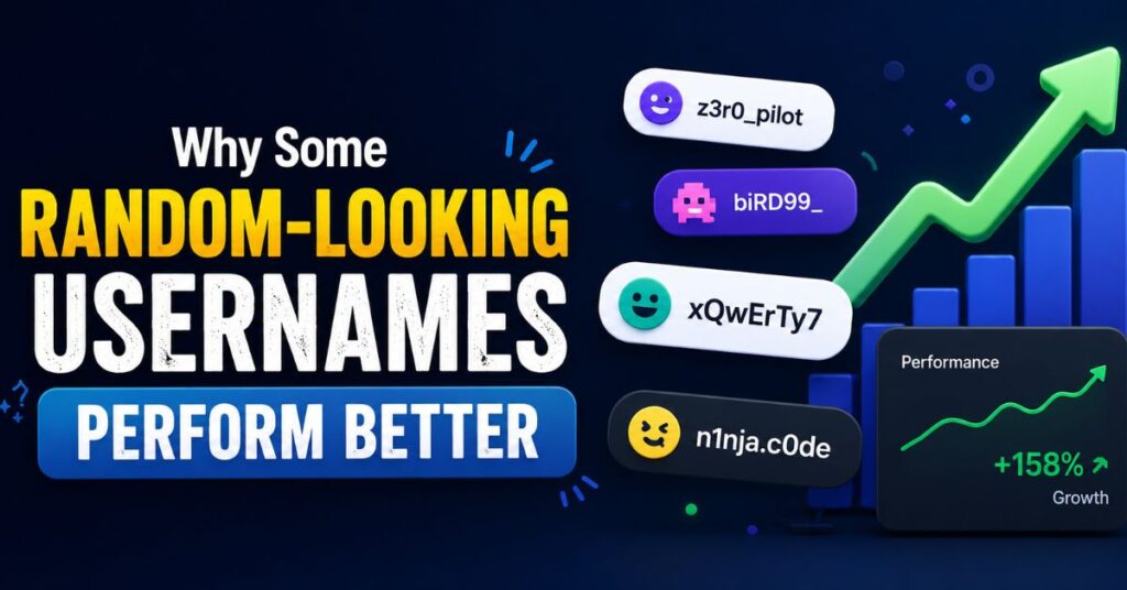 Why Some Random-Looking Usernames Perform Better